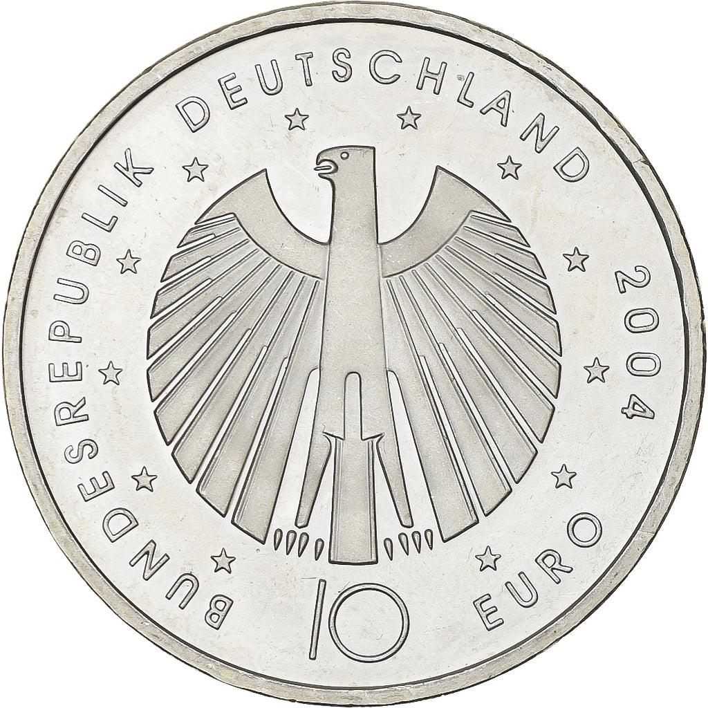 Germany, 10 Euro, 2006 FIFA World Cup, 2004, Stuttgart, Silver, MS(63), KM:229