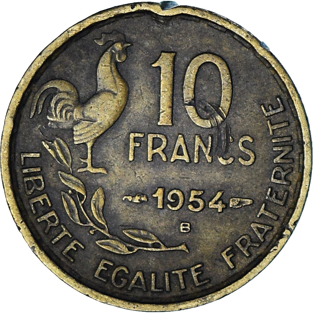 Frankrijk, 10 Francs, 1954