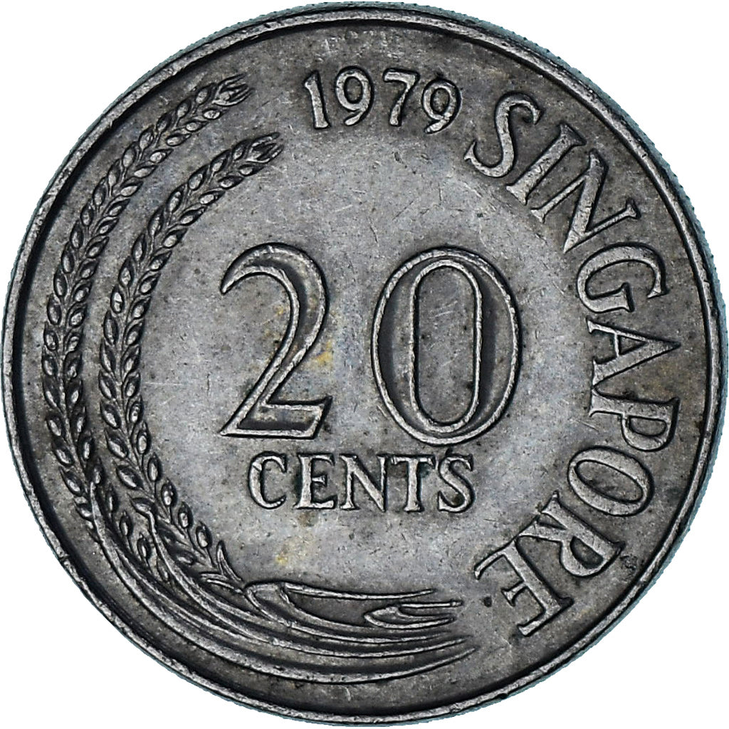 Singapore, 20 Cents, 1979