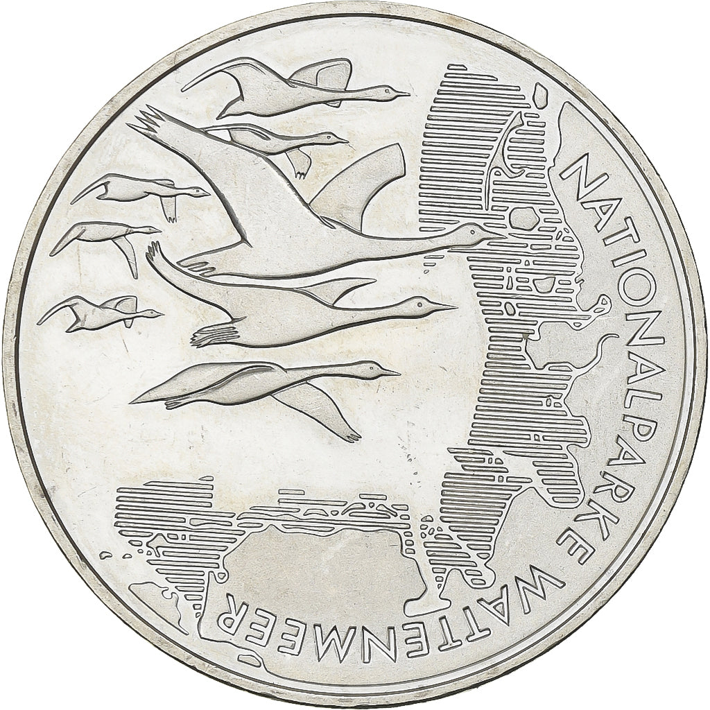 Germany, 10 Euro, Nationalparke Wattenmeer, 2004, Hamburg, Silver, MS(63)