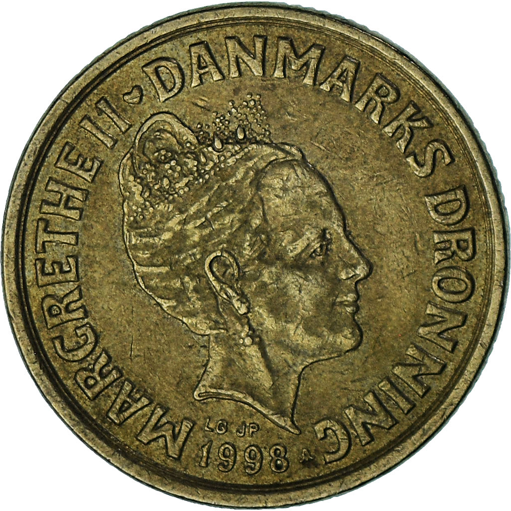 Dinamarca, 20 Kroner, 1998