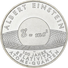 Allemagne, 10 Euro, Albert Einstein, 2005, Hamburg, Argent, SPL, KM:238