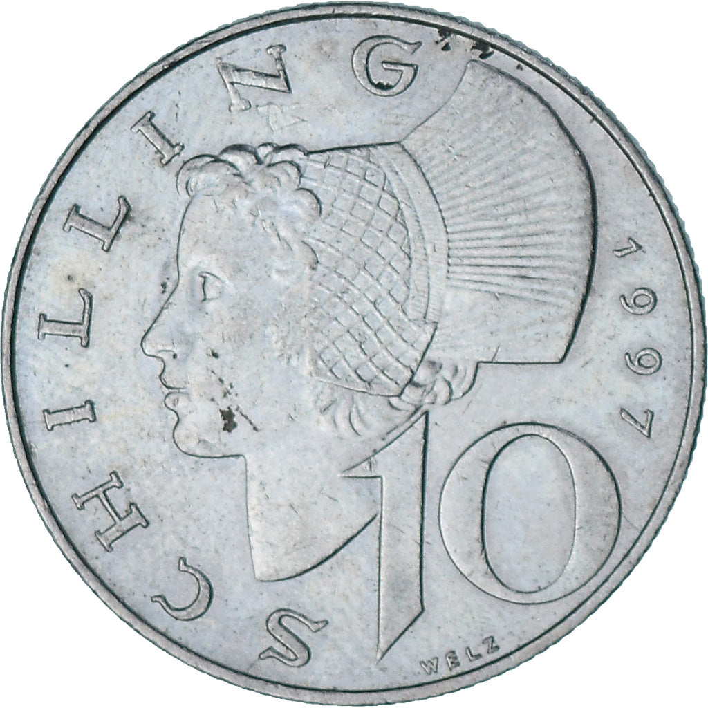 Austria, 10 Schilling, 1997