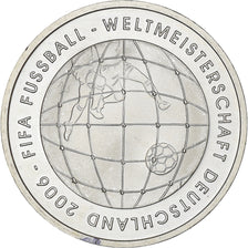 Germany, 10 Euro, 2006 FIFA World Cup, 2005, Stuttgart, Silver, MS(63), KM:243
