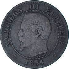 France, 2 Centimes, 1854