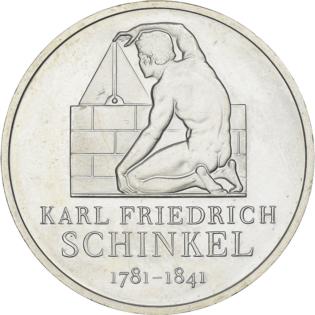 Germany, 10 Euro, Karl Friedrich Schinkel, 2006, Stuttgart, Silver, MS(63)