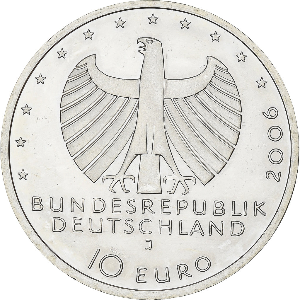Germany, 10 Euro, Hanseatic League, 2006, Hamburg, Silver, MS(63), KM:247