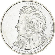Deutschland, 10 Euro, Wolfgang Amadeus Mozart, 2006, Munich, Silber, UNZ, KM:248