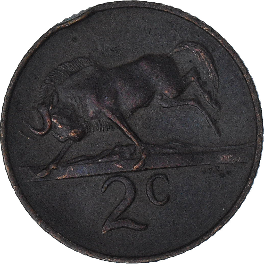 South Africa, 2 Cents, 1966