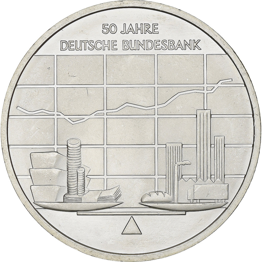 Germany, 10 Euro, German Federal Bank, 2007, Hamburg, Silver, MS(63), KM:266
