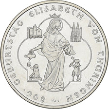 Germany, 10 Euro, Elisabeth von Thüringen, 2007, Berlin, Silver, MS(63), KM:268