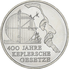 Deutschland, 10 Euro, Kepler's Laws, 2009, Stuttgart, Silber, UNZ, KM:280