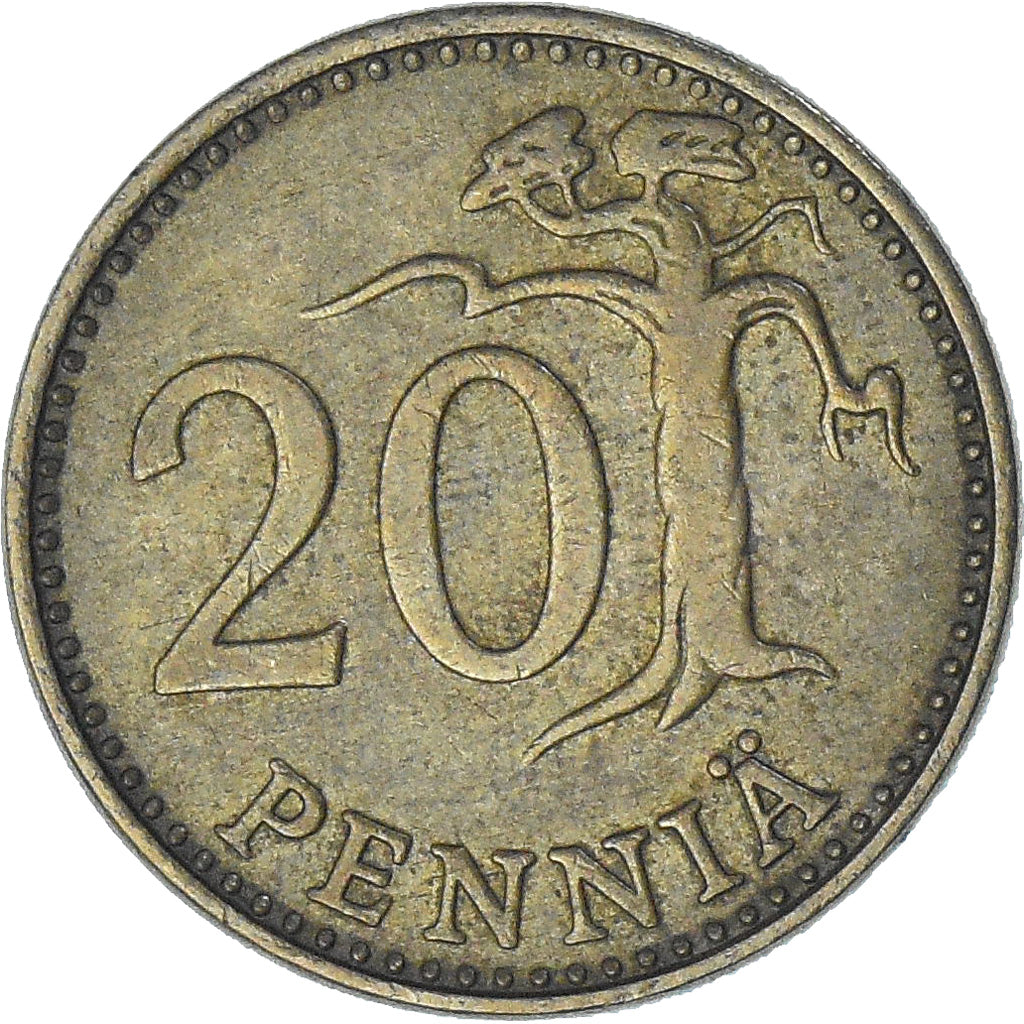 Finlandia, 20 Pennia, 1985