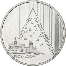 Germania, 10 Euro, Youth Hostels, 2009, Karlsruhe, Argento, SPL, KM:283