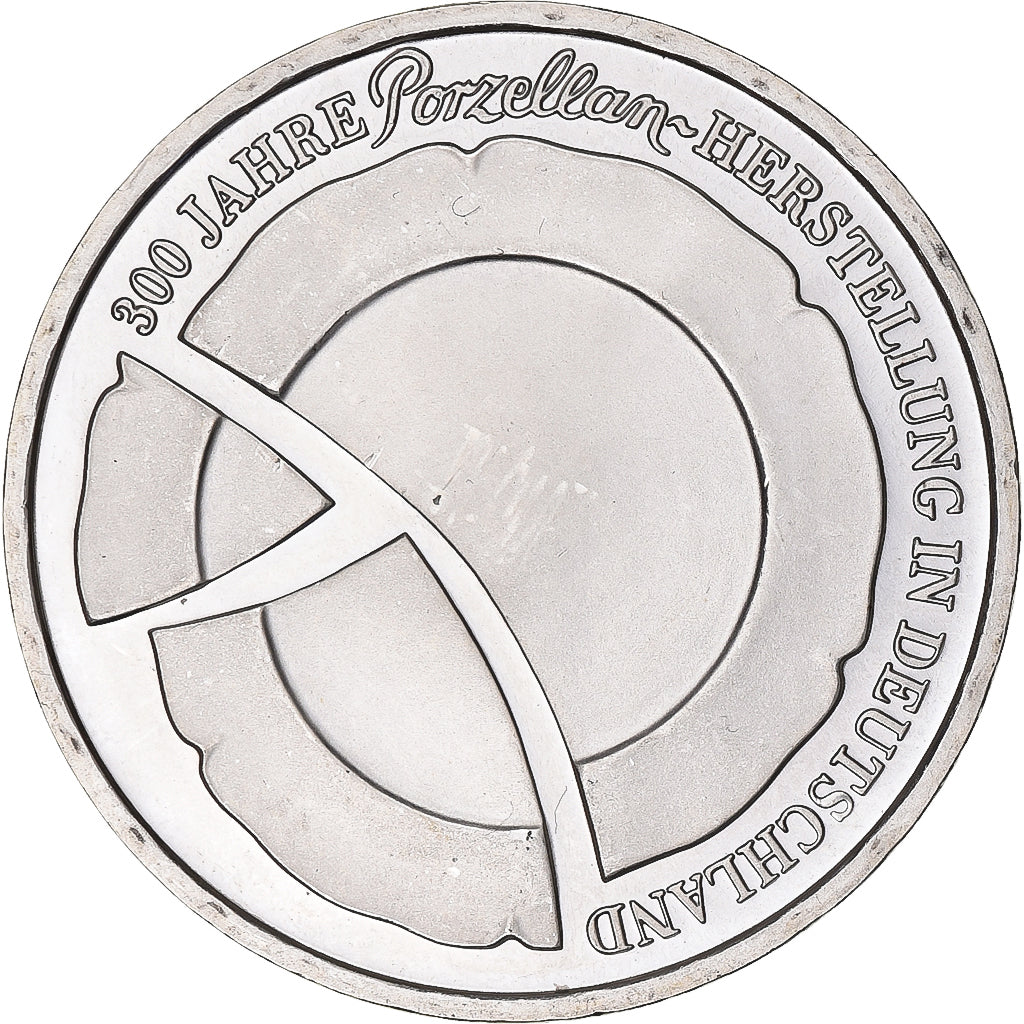 Germany, 10 Euro, Porcelain Manufacturing, 2010, Stuttgart, Silver, MS(63)