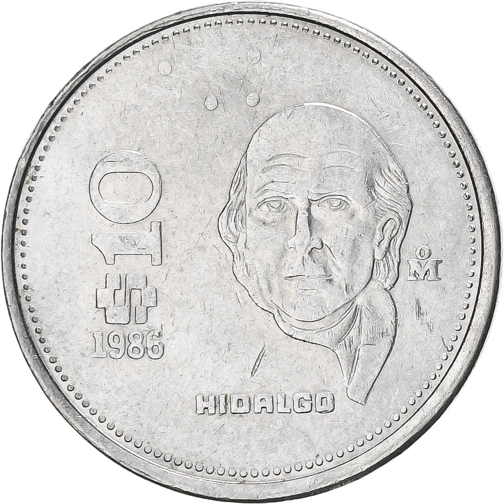 México, 10 Pesos, 1986