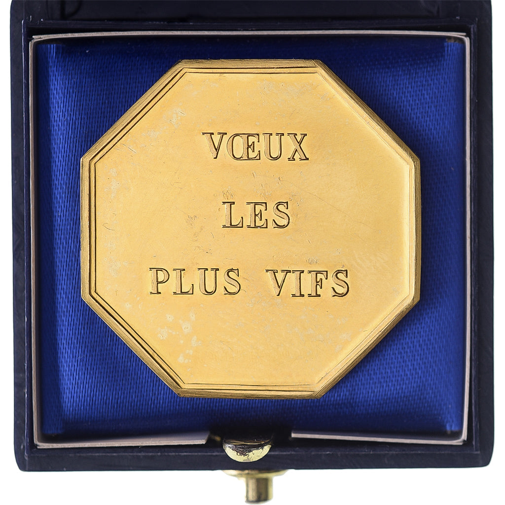 Francja, medal, Vœux les plus Vifs, MDP, Pokryty brązem, AU(55-58)