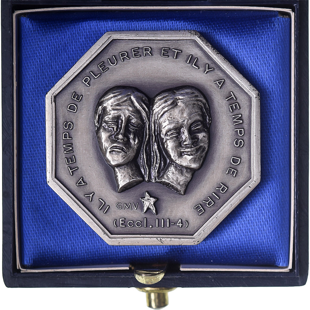 Francja, medal, Vœux les plus Vifs, MDP, Srebro, AU(55-58)