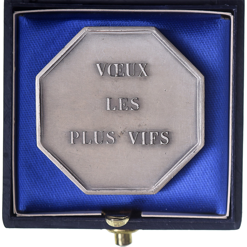 Francja, medal, Vœux les plus Vifs, MDP, Srebro, AU(55-58)