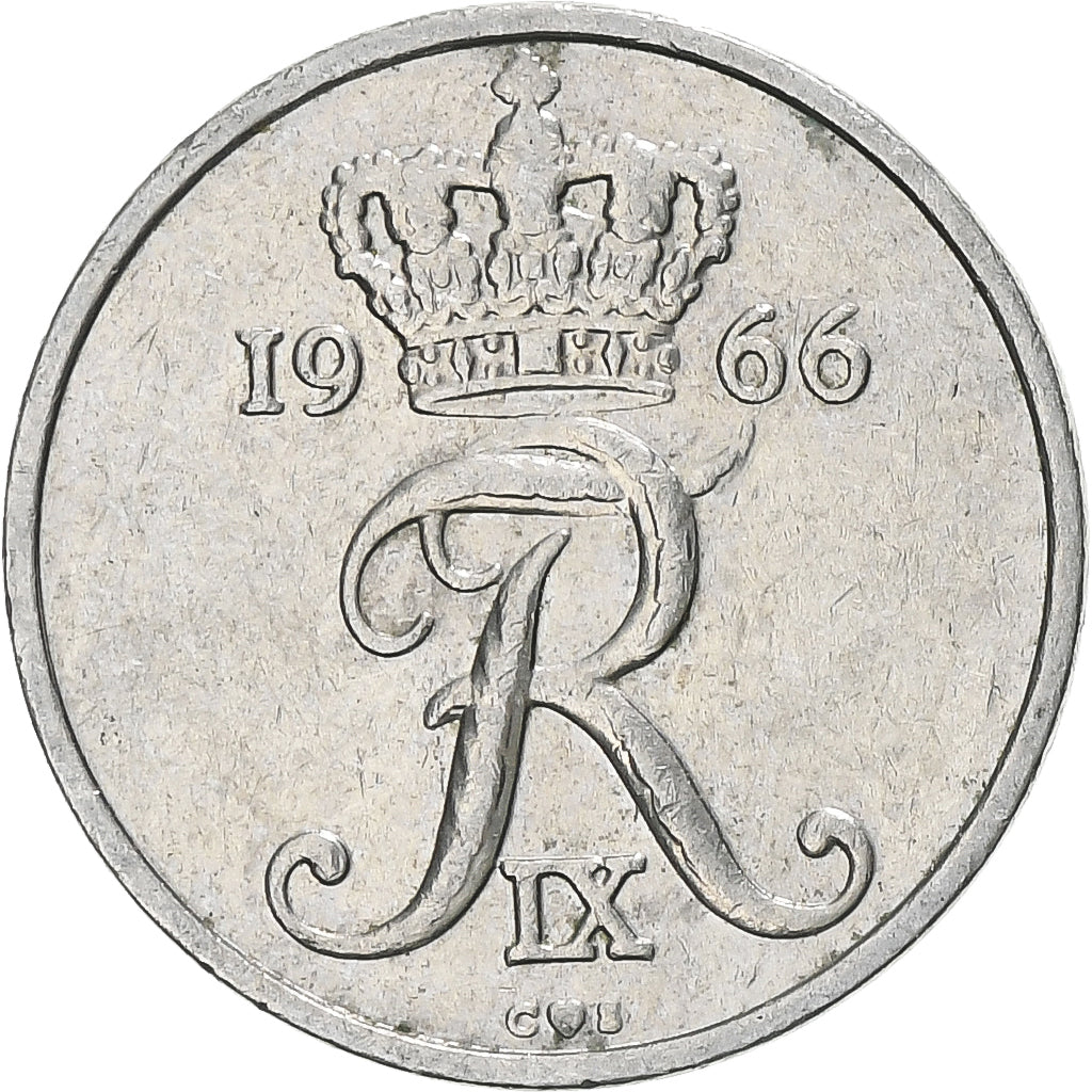 Dänemark, 10 Öre, 1966