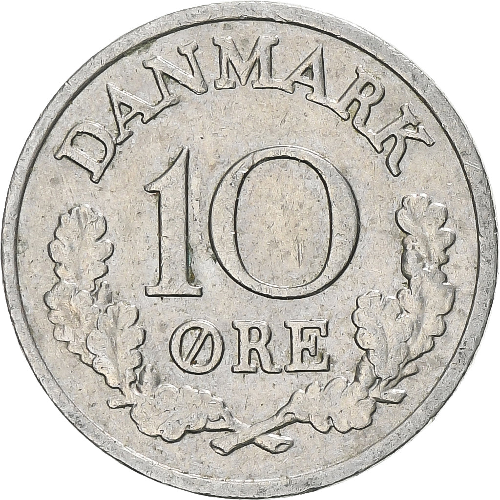 Dänemark, 10 Öre, 1966