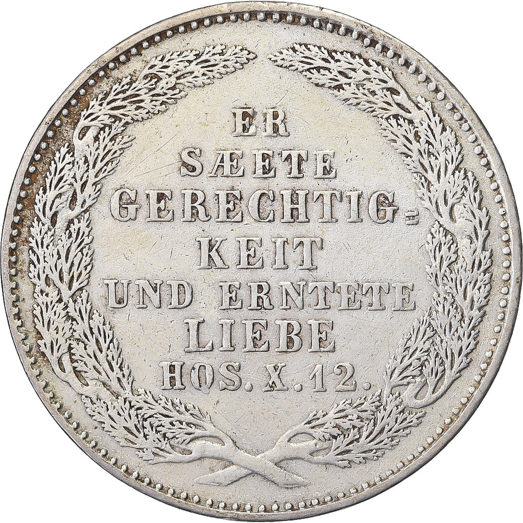 Kingdom of Saxony, Friedrich Wilhelm II, 1/3 Thaler, 1854, Dresden, Prata