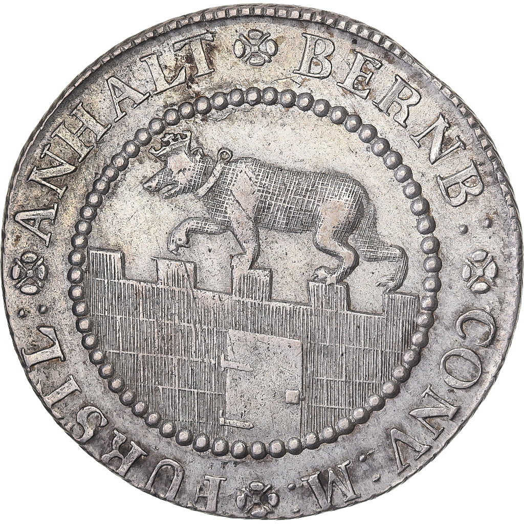 Principality of Anhalt-Berburg, Friedrich Albrecht, 2/3 Thaler, 1793, Silver