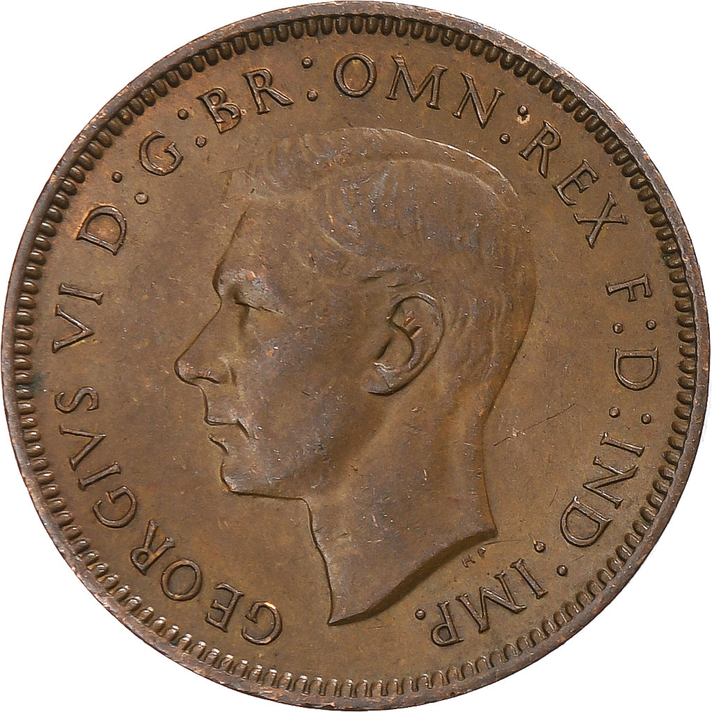 Groot Bretagne, Farthing, 1945