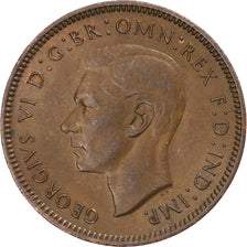 Groot Bretagne, Farthing, 1945