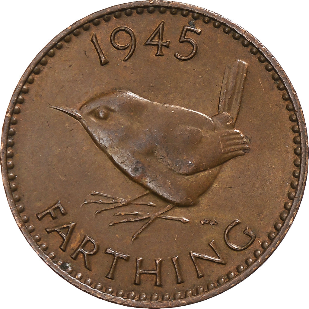 Groot Bretagne, Farthing, 1945