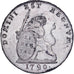 États belgiques unis, Lion d'argent / 3 Florins, 1790, Bruxelles, Argent, SUP