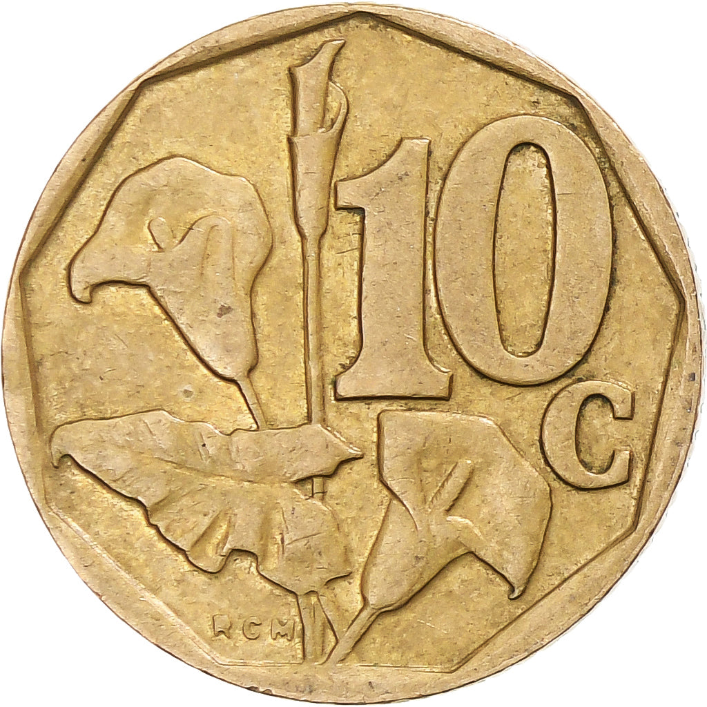 Afrique du Sud, 10 Cents, 1996.