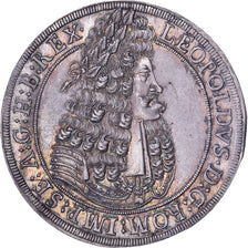 Austria, Leopold I, 1 Thaler, 1701, Hall, Silver, AU(55-58), KM:1303.4