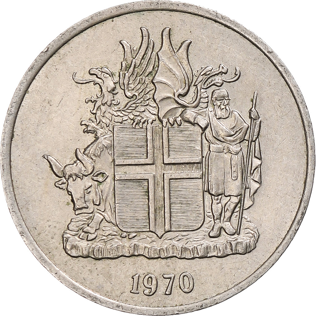 Iceland, 5 Kronur, 1970