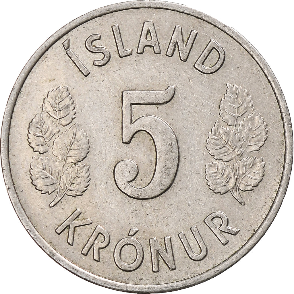 Iceland, 5 Kronur, 1970