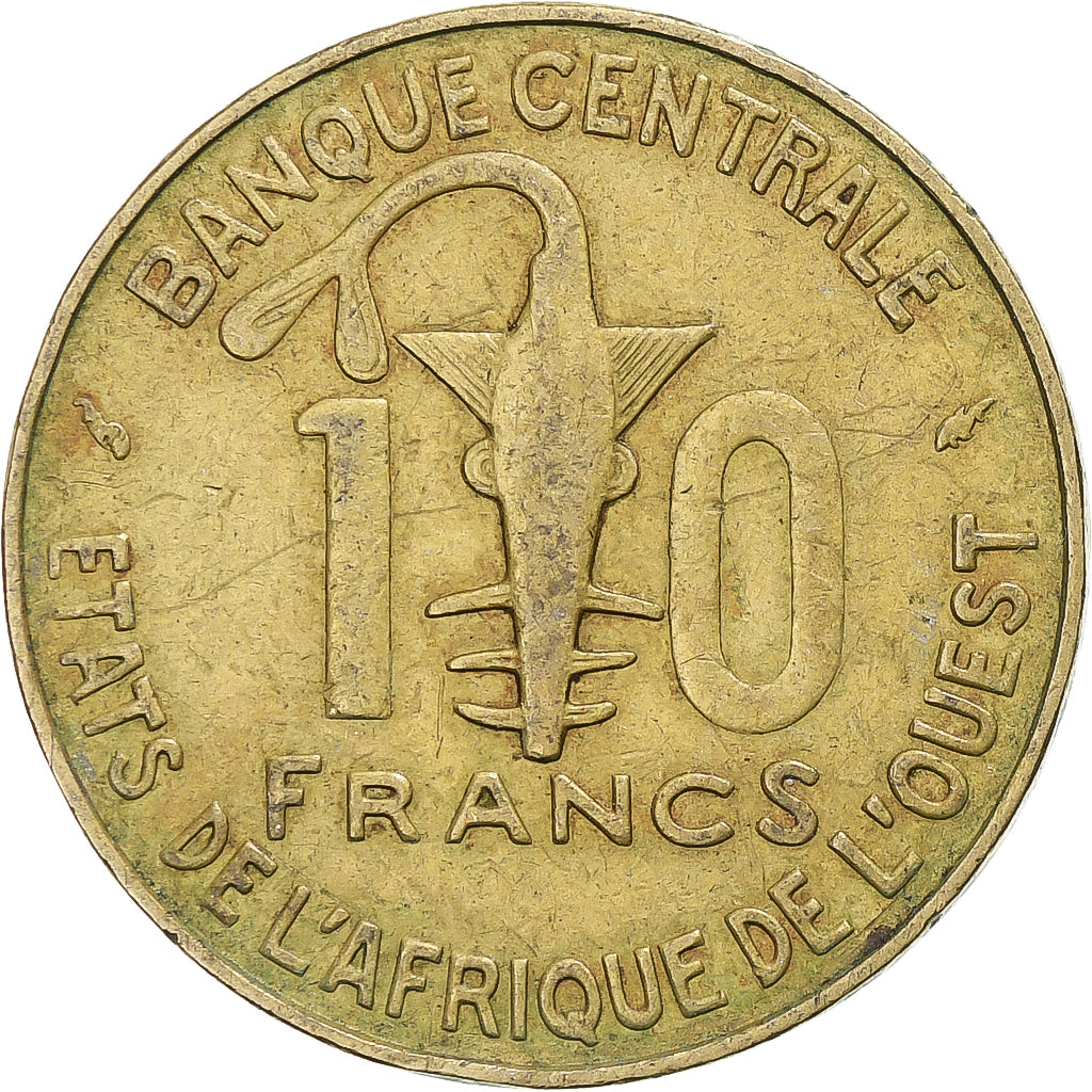 West African States, 10 Francs, 1981