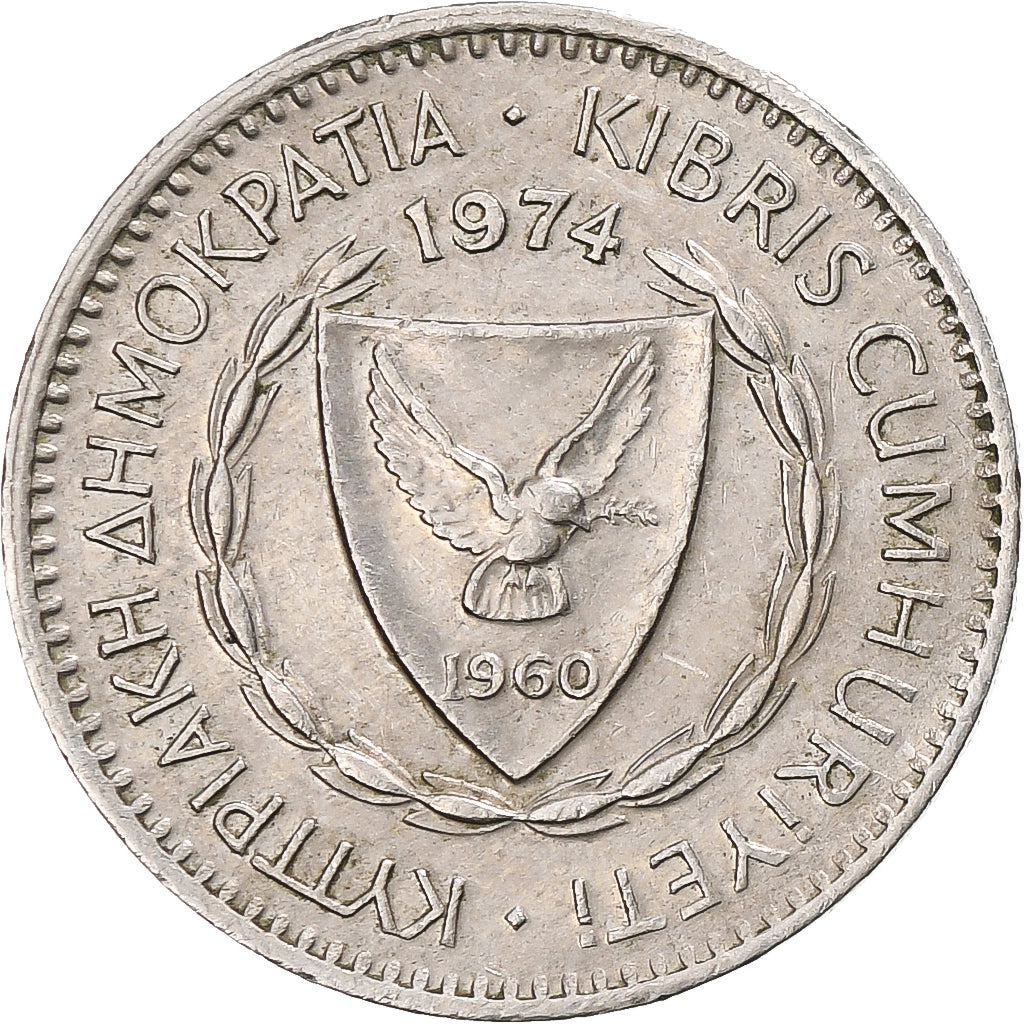 Cypr, 25 Cents, 1974