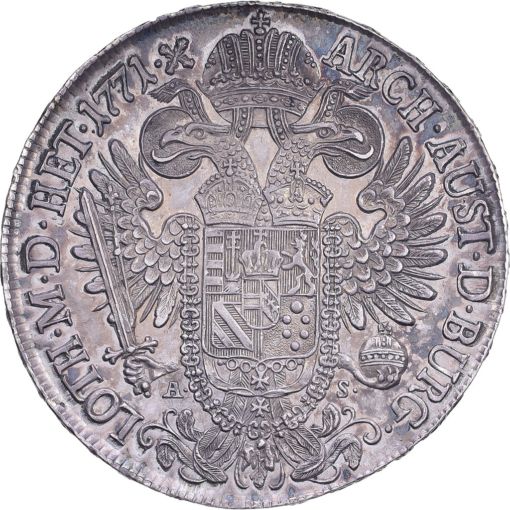 Austria, Joseph II, 1 Thaler, 1771, Vienna, Silver, AU(50-53), KM:2074