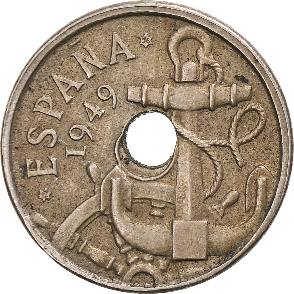 Spanje, 50 Centimos, 1956