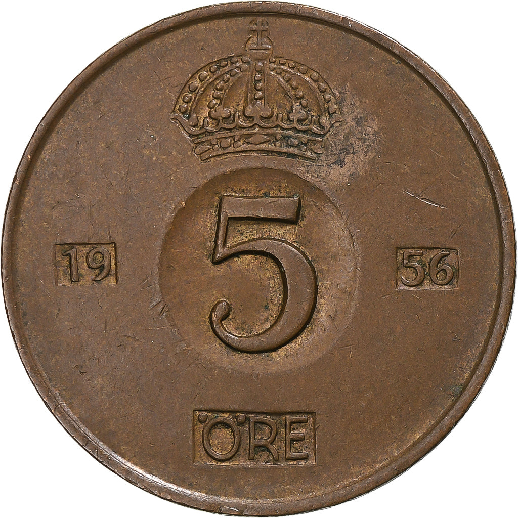 Schweden, 5 Öre, 1956