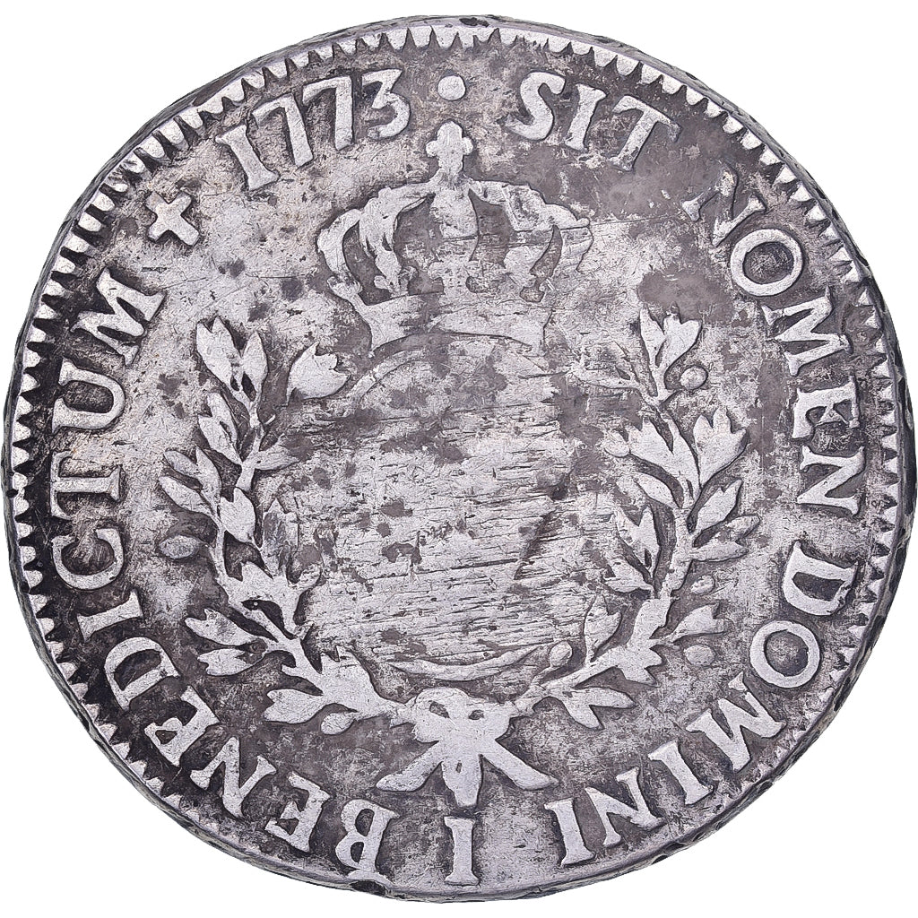 France, Louis XV, Écu à la vieille tête, 1773, Limoges, Silver, VF(20-25)