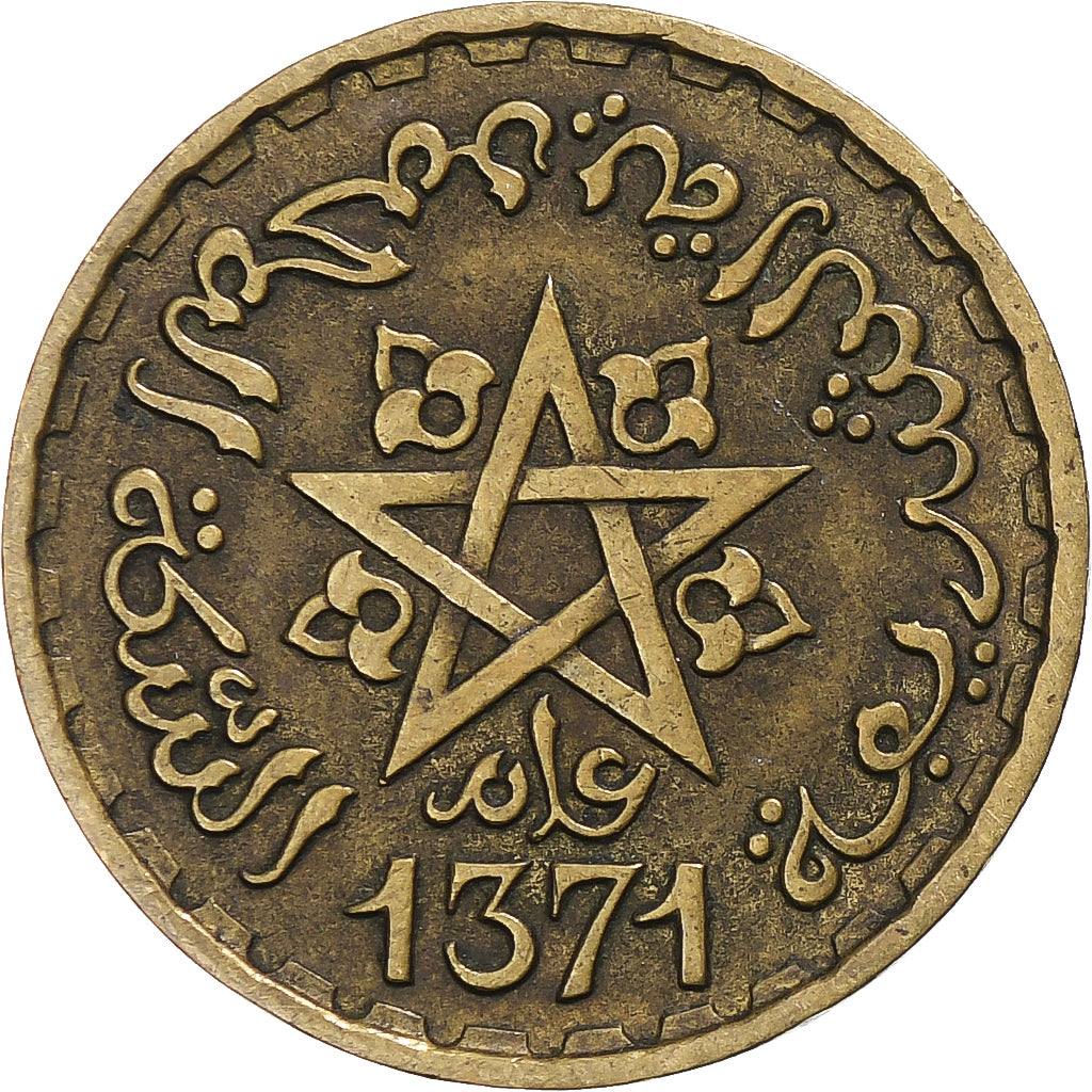 Morocco, 10 Francs, 1952