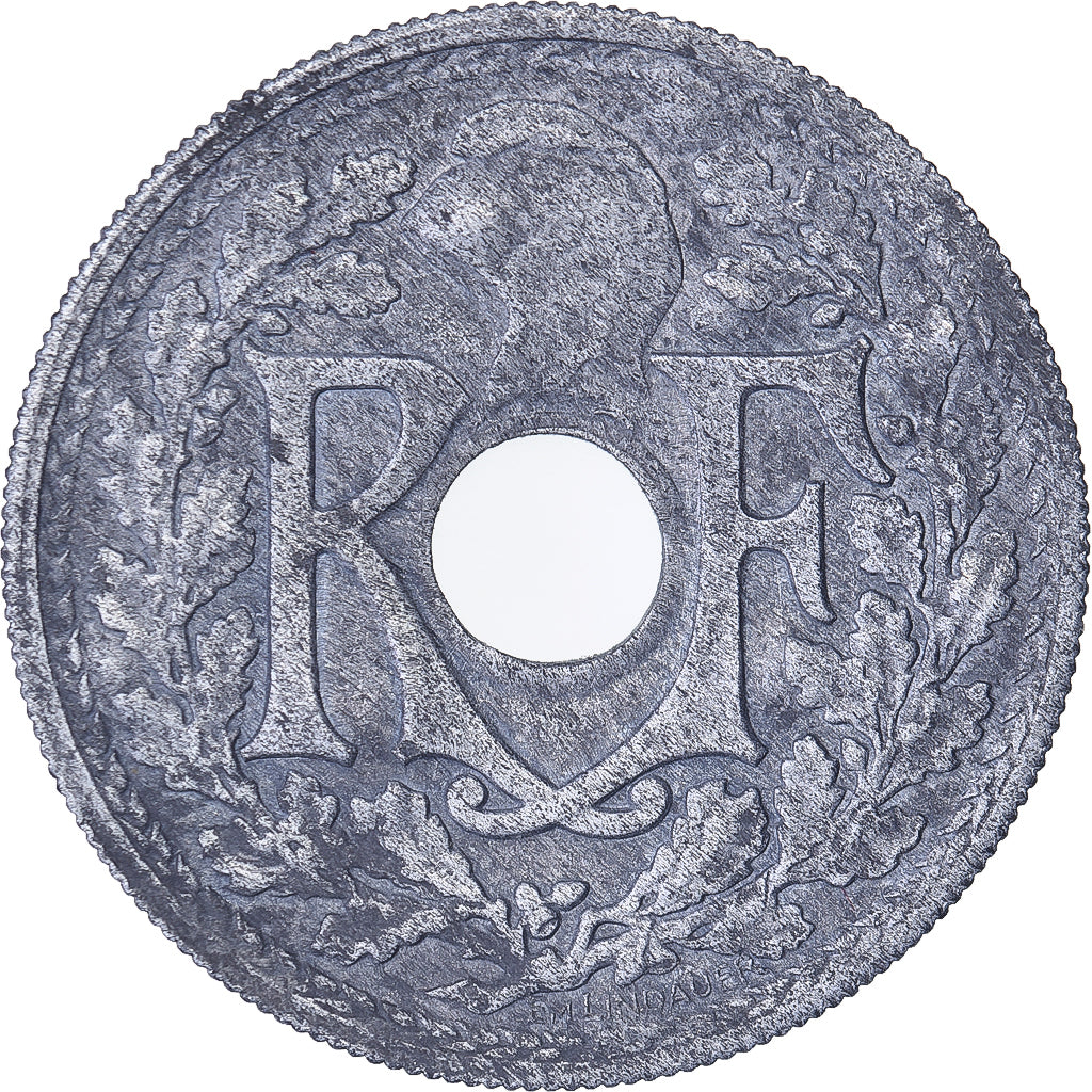 Francja, 20 Centimes, 1945, Castelsarrasin, Cynk, VF(20-25), Gadoury:324