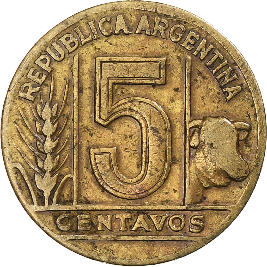 Argentina, 5 Centavos, 1946