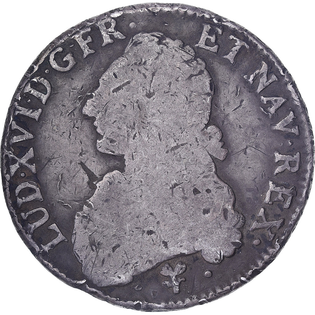 Francia, Louis XVI, Ecu aux branches d'olivier, 1786, Bayonne, Argento, MB