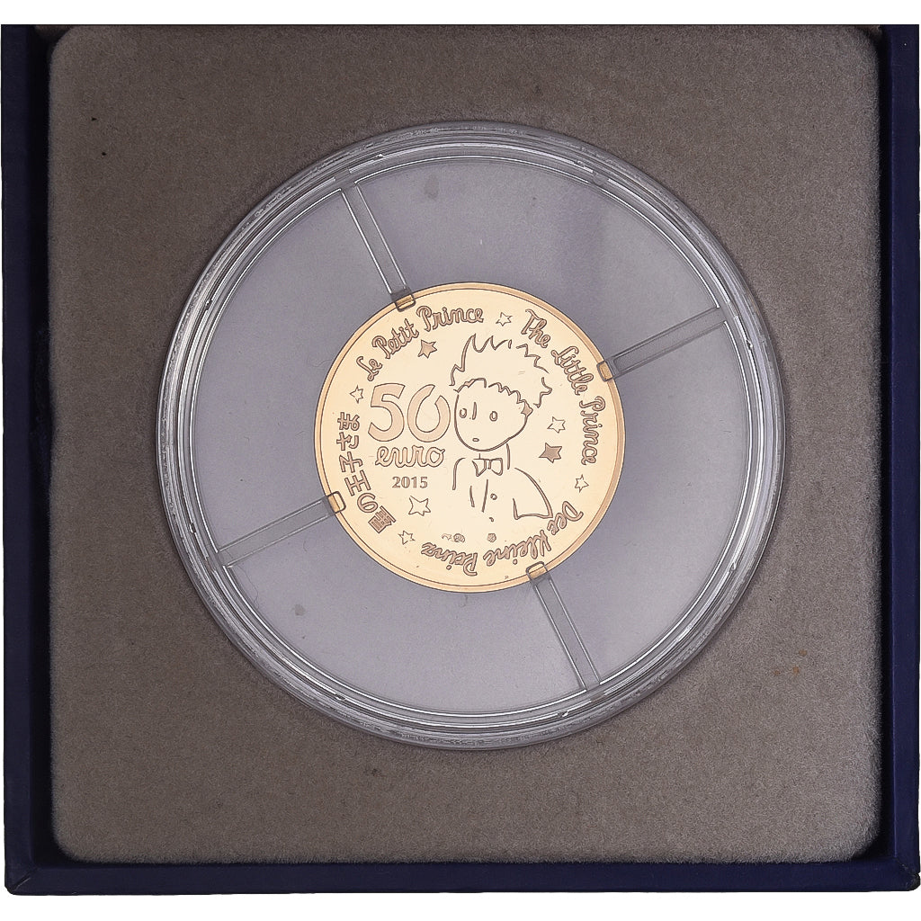 France, 50 Euro, Petit Prince, BE, 2015, MDP, Or, FDC, KM:2221