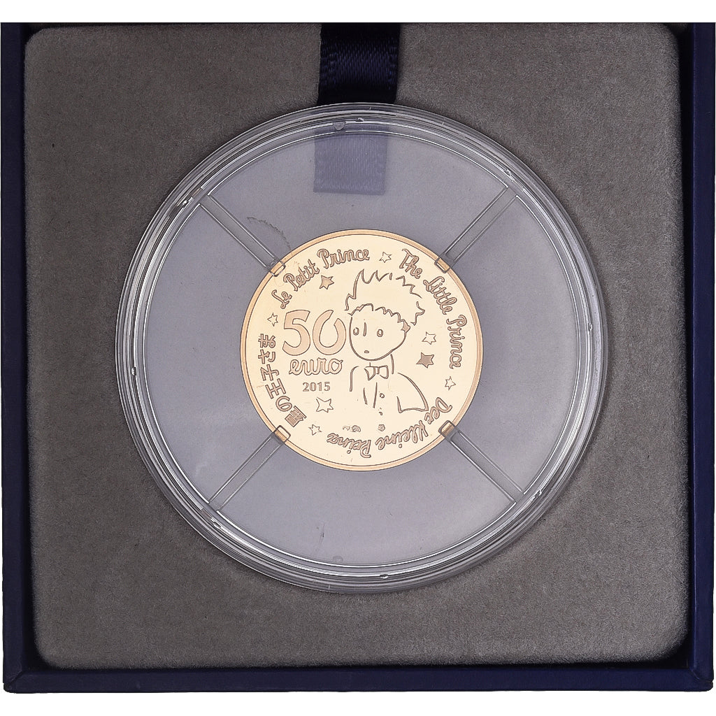 Frankreich, 50 Euro, Petit Prince, PP, 2015, MDP, Gold, STGL, KM:2219