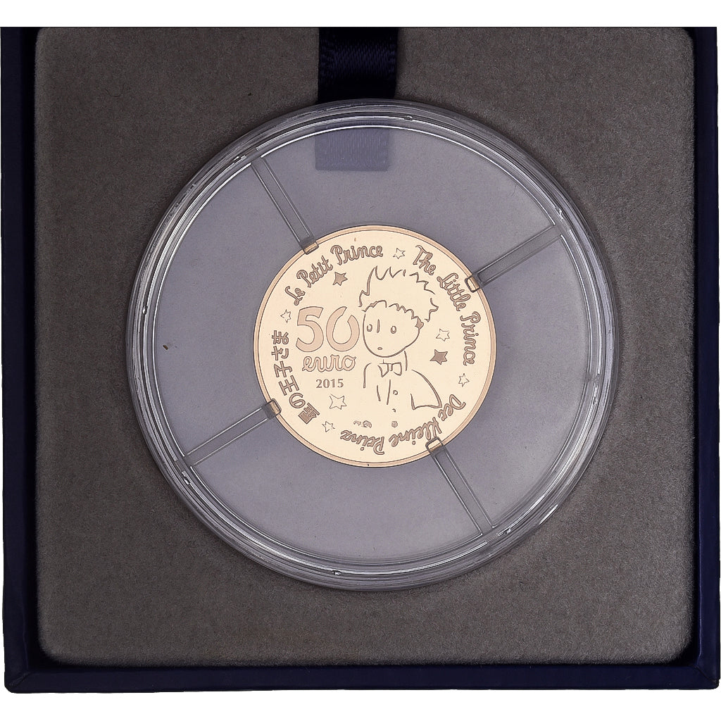 Frankreich, 50 Euro, Petit Prince, PP, 2015, MDP, Gold, STGL, KM:2219