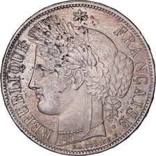 France, 5 Francs, Cérès, 1851, Paris, Silver, AU(50-53), Gadoury:719