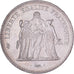 France, 50 Francs, Hercule, 1974, MDP, Obverse of 20 francs, Silver, AU(50-53)